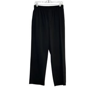 Uniqlo men black casual pull on pants size Medium